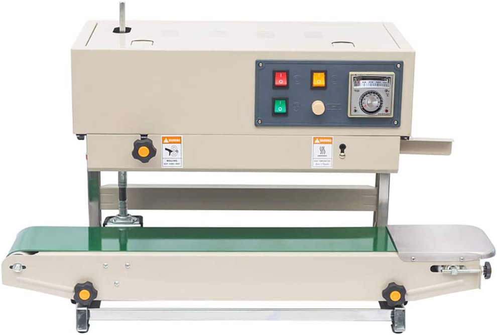 

ZZKD Continuous Band Sealer Automatic Sealing Machine Vertical/Horizontal Sealer for PVC Membrane Bag Film 110V 220V