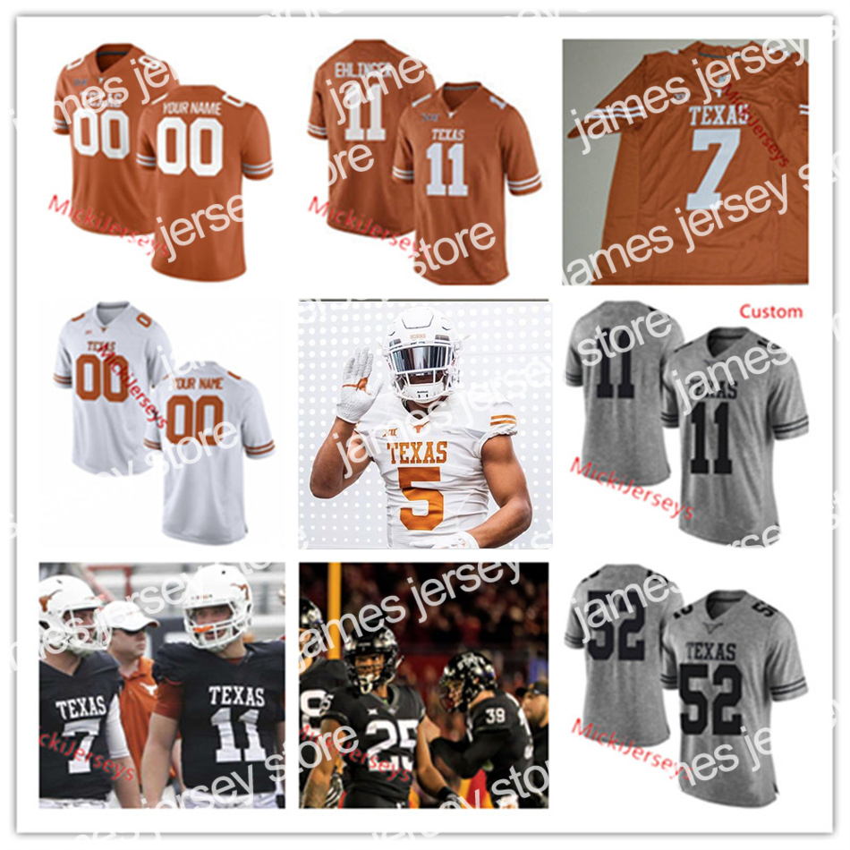 

James Texas Longhorns Football Jersey Anthony Cook Quinn Ewers Xavier Worthy Isaiah Neyor Jahleel Billingsley DeMarvion Overshown Ben Davis, White with sugar bowl patch