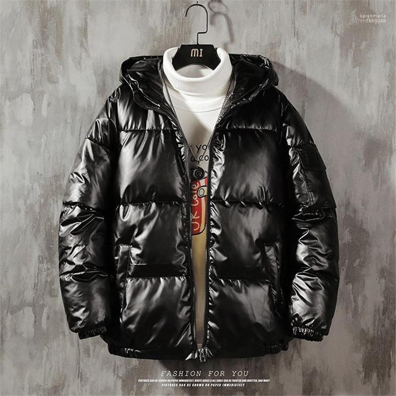 

Men's Down & Parkas LEGIBLE 2022 Winter Jacket Men Hooded Thick Mens Warm Coat Male Zip Up Plus Size1 Kare22, Black