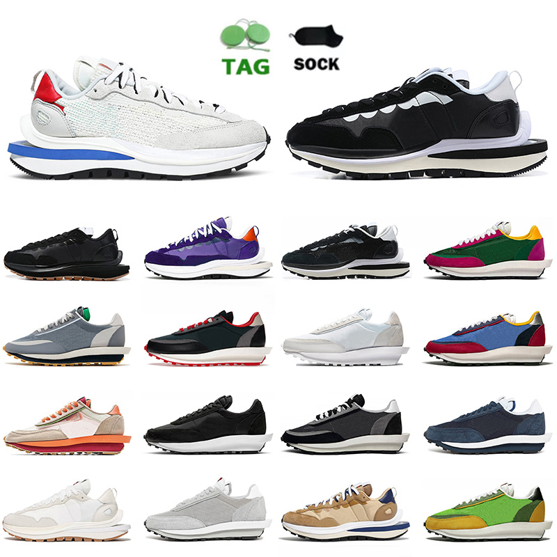 

Top Fashion OG Sacais Ldv Waffle Running Shoes for Mens Blazer Vaporwaffle Black Gum Sail Fragment Grey LDVWaffle Pegasus Men Women Outdoor Trainers Sneakers, Original box