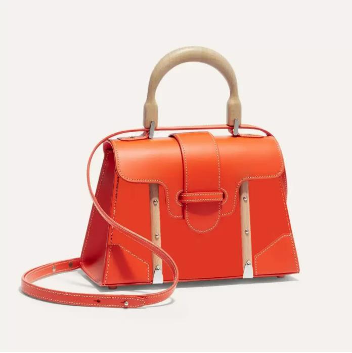 

Luxury Women Shoulder Bags Designer Bag Mini Sac Saigon Cowhide Leather Handbags Fashion Bags wooden handle Totes High Quality, Make up the difference
