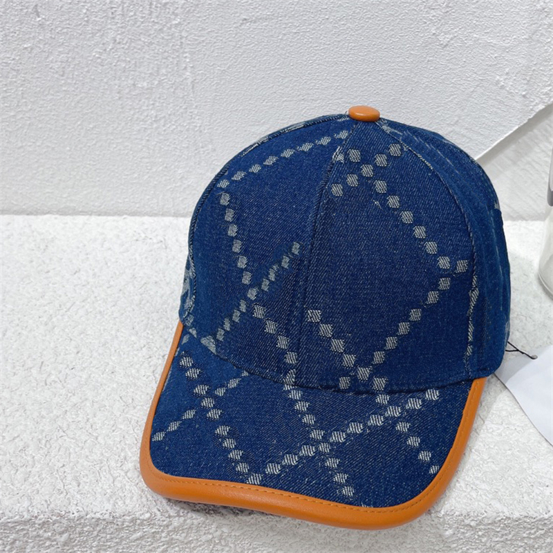 Fashion Unisex Striped Embroidered Baseball Caps Designer Peaked Cap High Quality Leather Bound Bucket Hat Hip Hop Hats For Men And Women