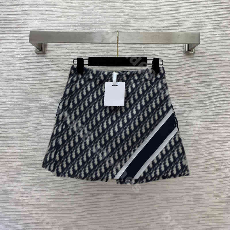 

22ss designer women sexy short skirt dress suit letter logo jacquard casual straps skirts ins influencer d..r brand slim fit hip wrap dresses 5A female Apparel album