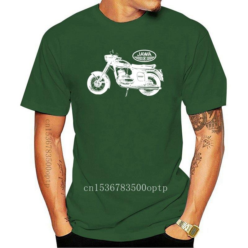 

Men's T-Shirts Cool Jawa Motorcycle T-Shirt 1950 Cylinder 350 Motorrad Unisex TeeMen's, Black