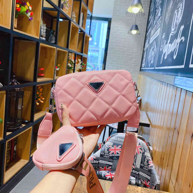 

Luxury Brand New 2022 PRADD Leather Bag Fashion Diamond Lattice Bag Design Bags Bags Female Shoulder Messenger Flap Bag W220813, Contact customer service