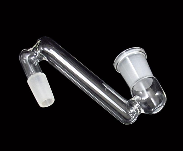 

90 /45 degree Drop Down dropdown 14mm 19mm Male female adapter for glass water bong pipe