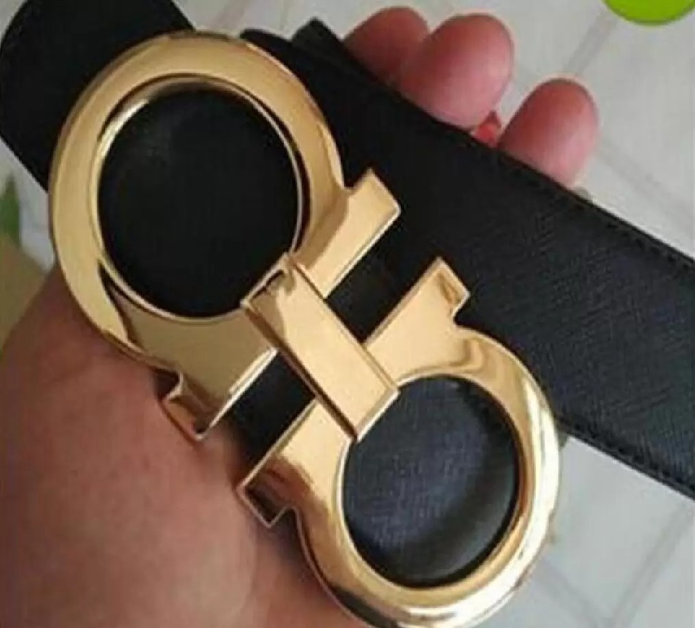

2021 Fashion Big buckle genuine leather belt3.8cm designer men women high quality mens belts AAA8 no box