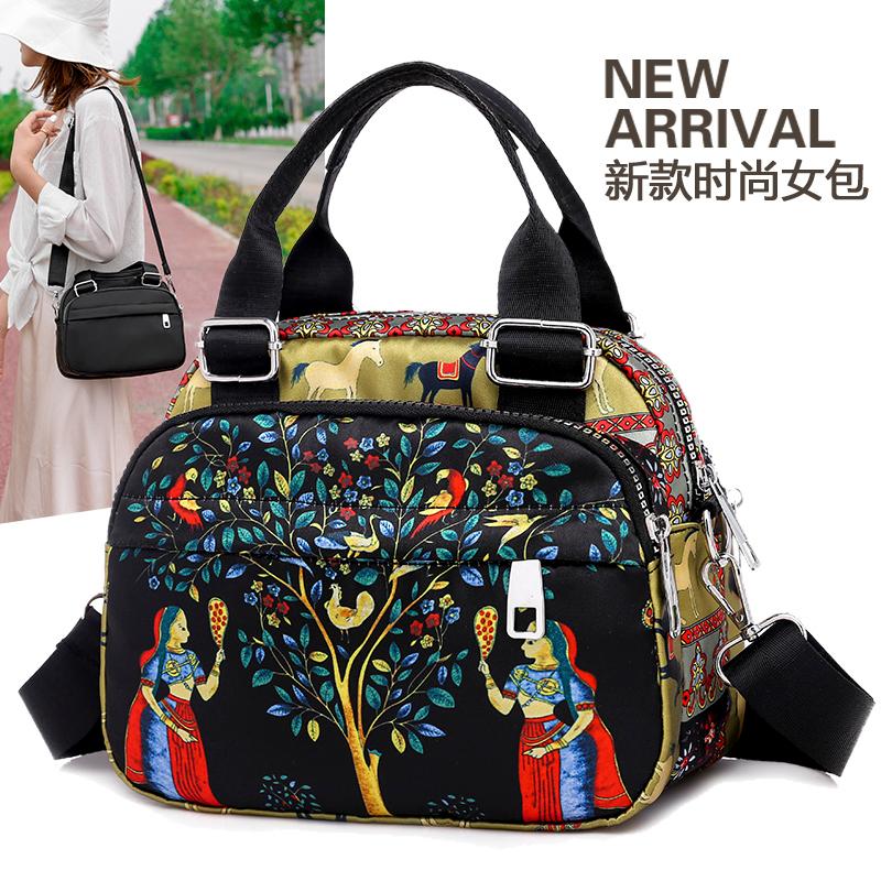 

Evening Bags Fashion Handbag Oxford Backpack Canvas Slant Bag, Beige