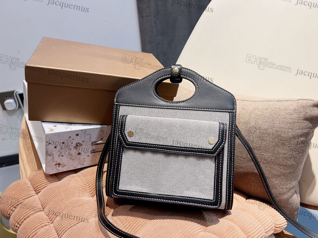 Fashion Totes the pocket bag belt Womens mini Handbag nice freya burbrery designer shopping bag Made If Canvas Material Large Capacity burb x1M5#