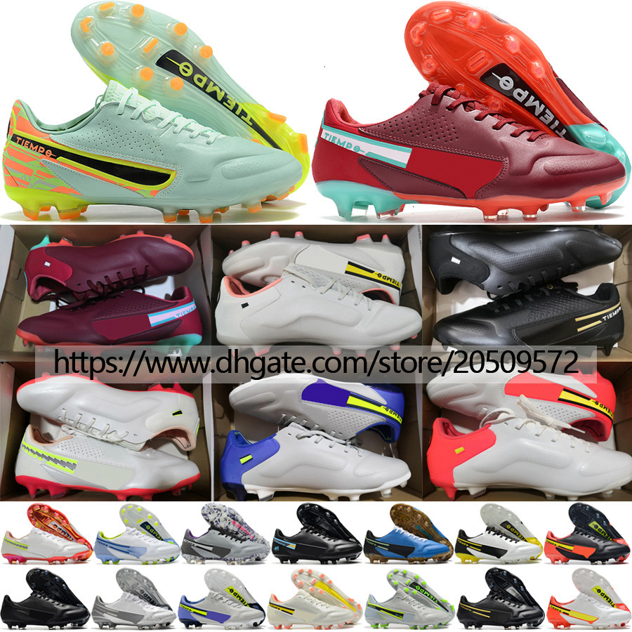 

Send With Bag Tiempo Legend 9 Elite Pro FG Soccer Boots Top Quality Firm Ground Outdoor Football Cleats White Black Gold Red Gray Blue Soft Leather Soccer Shoes US6.5-12