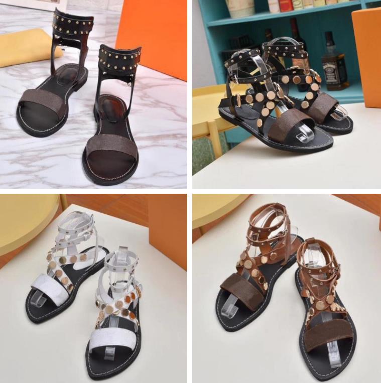 

Designer Women Sandals Slides Fashion Wide Flat Slipper Beach Flip Flop Canvas Plain Gladiator Shoes, Color 1