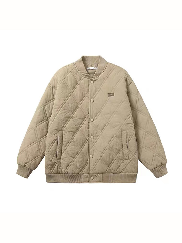 

Thickened Baseball Uniform Jacket Women Winter 2022 New Korean Loose Fashion All-match Oversize Street Cotton Coat, Black