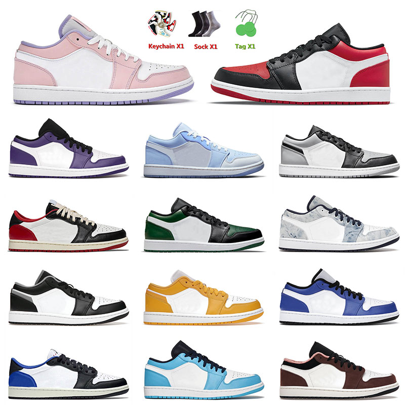 

Top Fashion 2022 Mens Basketball Jumpman Shoes 1 1s Low Green Toe Pollen Mocha Black University Blue Mighty Dark Mocha Sneakers Trainers Jordam Retro, B35 36-40 arctic punch
