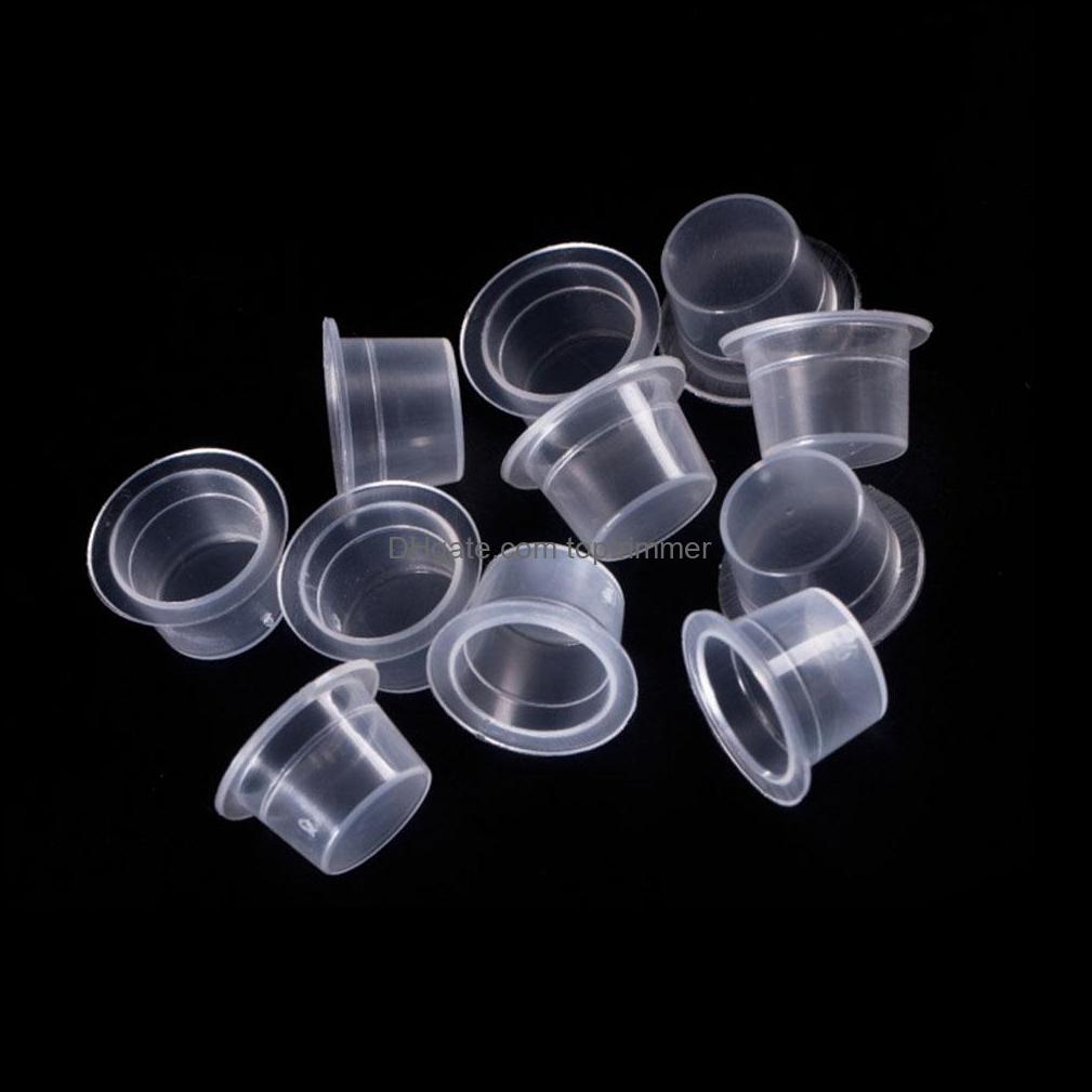 

Other Tattoo Supplies Tattoos Body Art Health Beauty 200 Pcs/Lot Ink Plastic Caps Medium/Small 16Mm/12Mm Drop Deli Dk