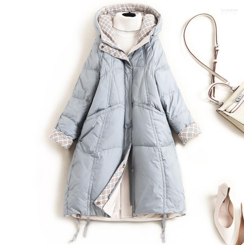

Women's Down & Parkas Winter -selling Jacket Fashion Thick Warmth Knee Coat Women Outdoor Leisure Mid-length Luci22