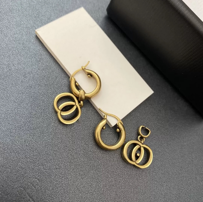 20style Mixed Simple 18K Gold Plated Double Letters Stud Brand Luxury Designers Earrings 925 Silver Women Crystal Pearl Long Earring Wedding Jewe