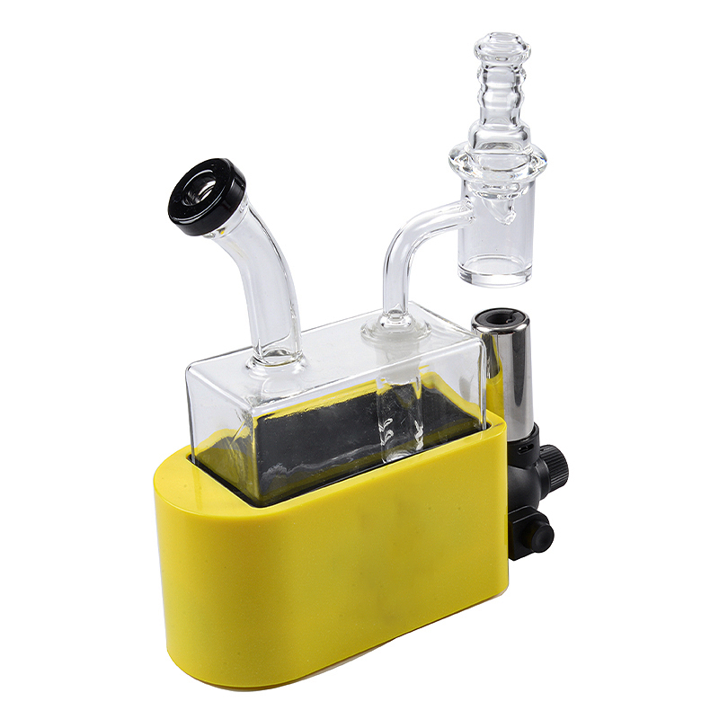 

High Quality Glass Bong Hookahs 14mm Female Joint Bongs With Quartz Banger Portable Oil Dab Rigs Water Pipes With Carb Cap Dabber Tools