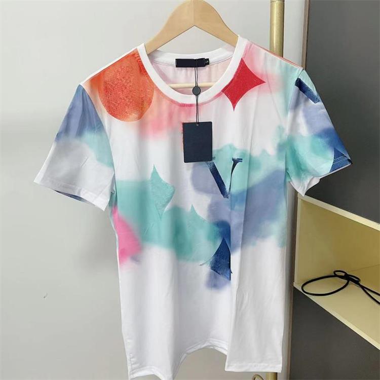

2022 Mens T Shirt Fashion Designer For Men Women Shirts Man Clothing Woman Street tshirt Summer Tees Shorts Sleeve Clothes Asian size
