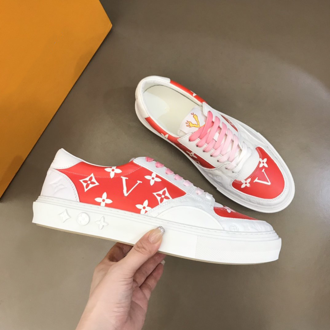 Chaussures pour hommes et femmes Top Quality Quality Luxury Designer Broidery Mesh Mesh Falfskin Très bon avec Box Dust Sac