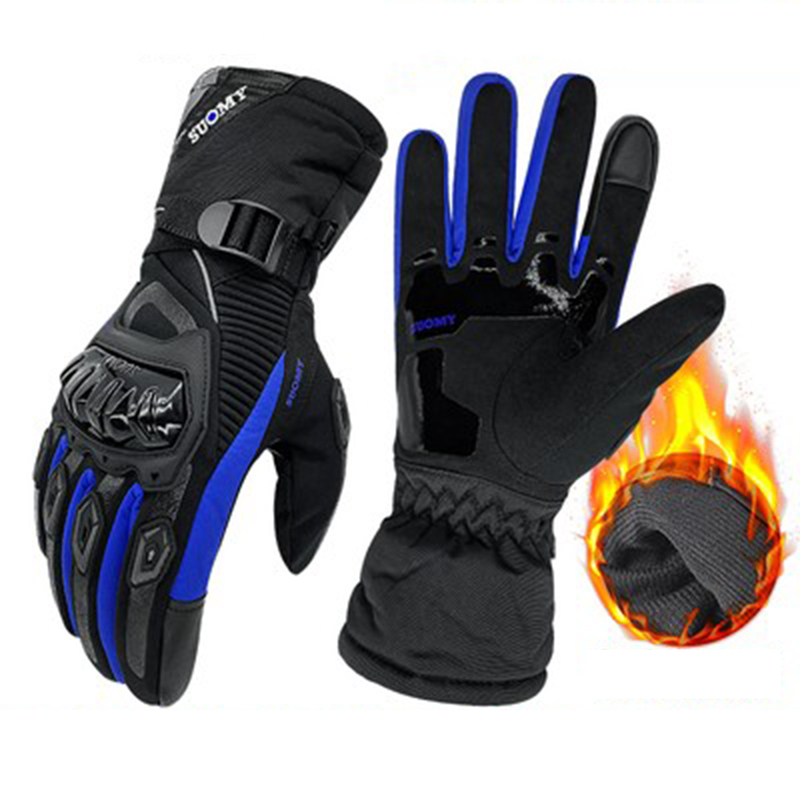 

Suomy Warm Motorcycle Racing Gloves Winter Motor Biker Cotton Moto Waterproof Windproof Motorcyclist Accessories 220812