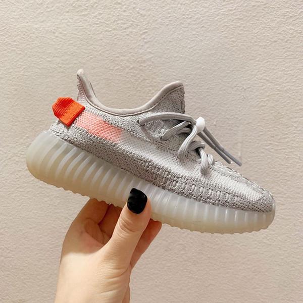 

2021 Infant Israfil Zyon Toddlers Kids Running Shoes Yecheil Linen Reflectivfe Tail Light B Yeesy Yeezi''Yezzies''Kanye''350 35 V2 5 7 WnZ, With box