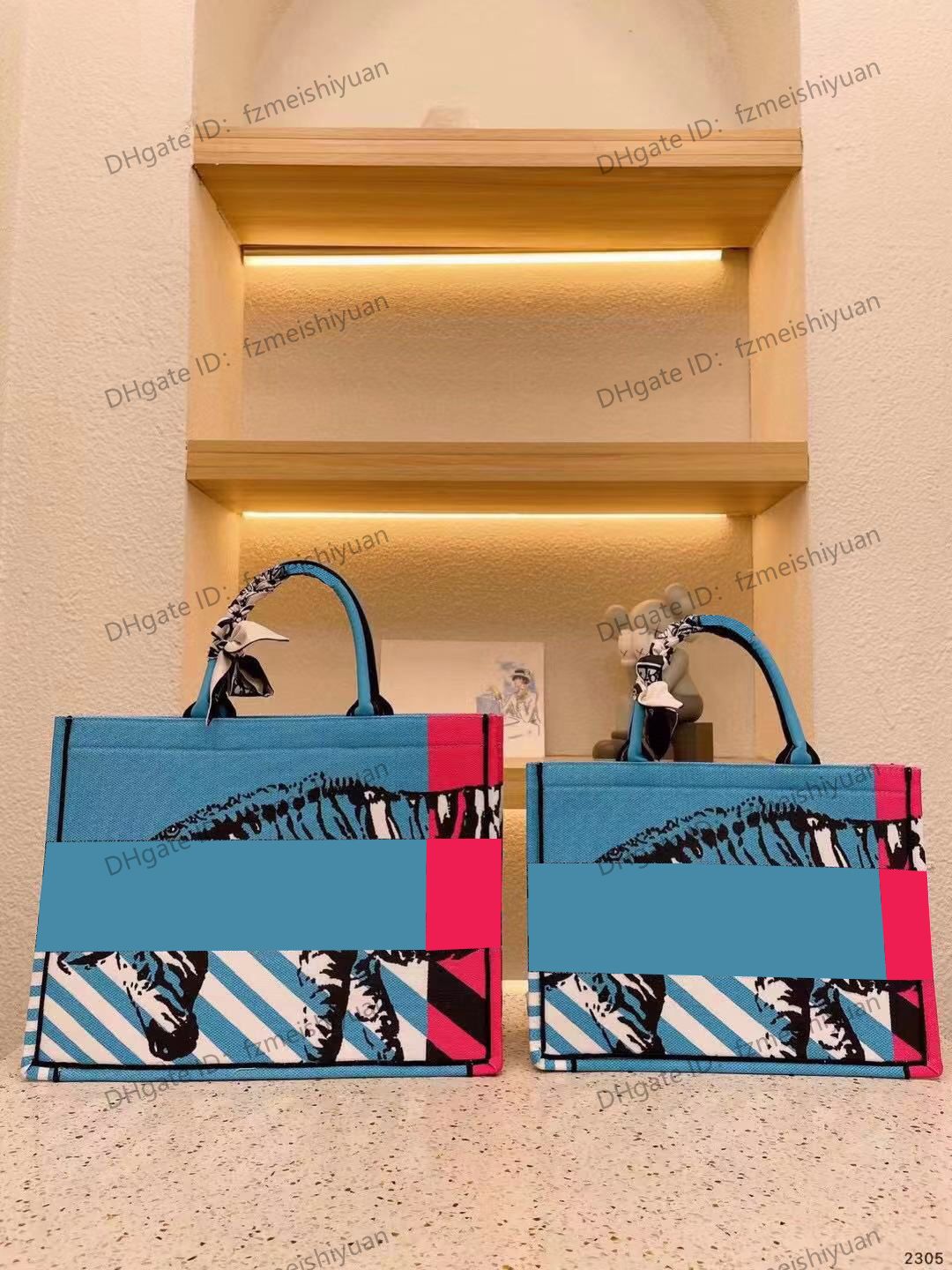 

Classic Portable Womens Large Book Bag Tote Fashion Printing Shopping Bags Medium With Silk Scarf Dustbag Ladies Shoulder Bags Luxury Designer handbags, Customize