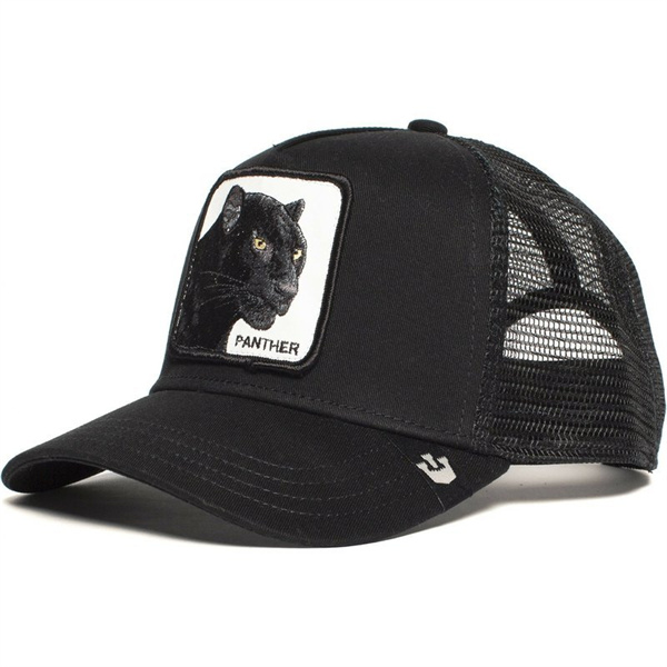 

High Quality Fashion Animal Anime Cotton Baseball Cap Men's Women's Mesh Trucker Cap A561, Color as shown