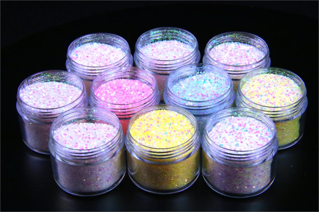 

Nail Glitter 10g/B COLOR-SHIFT Hexagon Light-Change 10colors 1/24-1/6Mixed UV/Natural Chunky PET Ultraviolet Hologlitter &FA152Nail