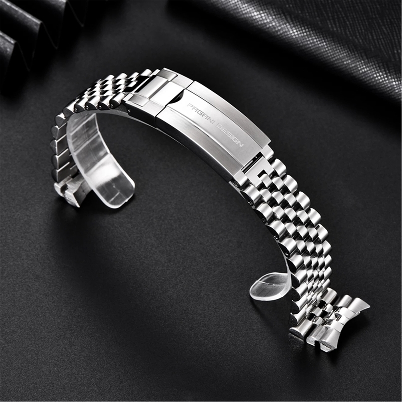 

PAGANI DESIGN Original For PD1661 PD1662 PD1651 Watch 316L Stainless Steel Band Strap Jubilee bracelet width 20MM length 220MM 220624