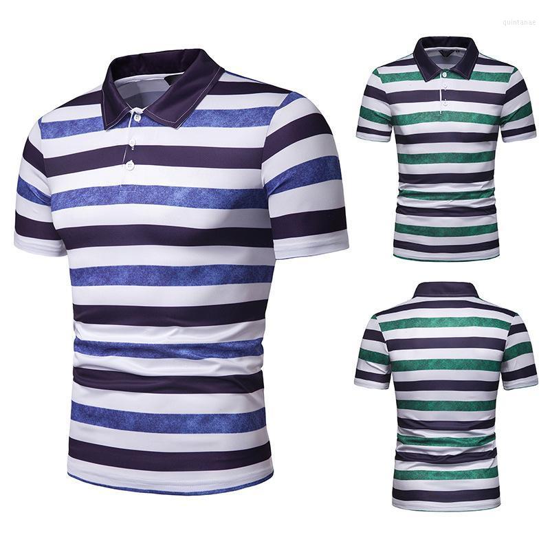 

Men's Polos Fashion Men's Casual Short Sleeve Youth Lapel T-Shirt Men Clothes -XXLMen's Men'sMen's Quin22, Green