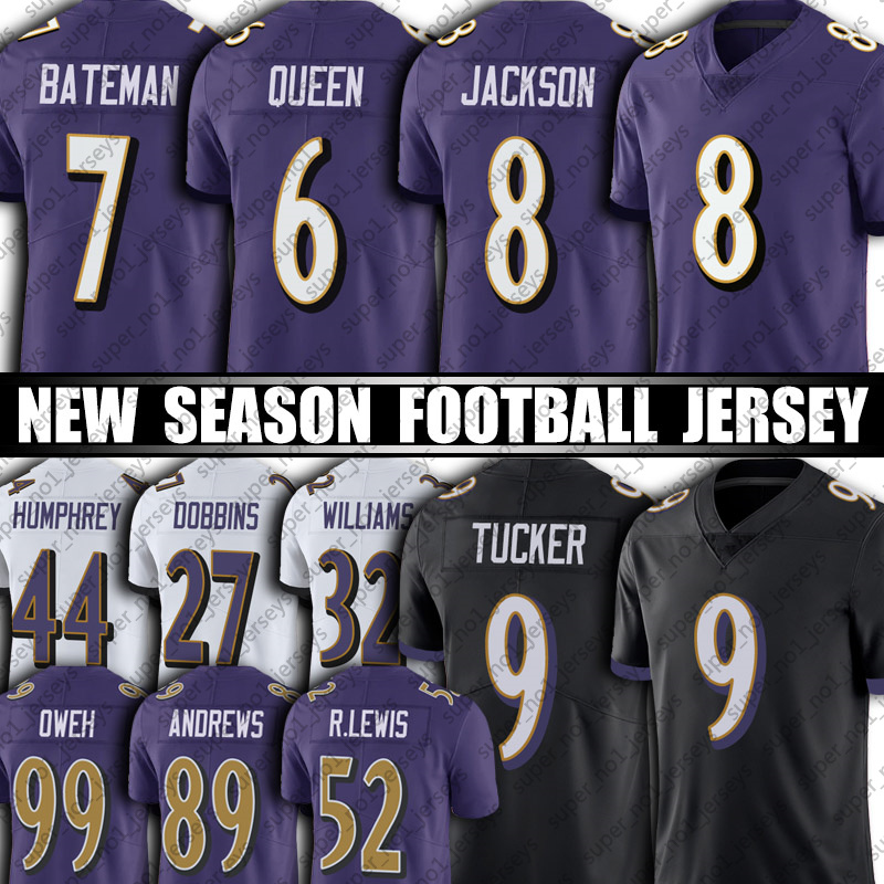 

14 Kyle Hamilton 8 Lamar Jackson Jersey Football Raven Justin Tucker Mark Andrews Jayson Oweh Jerseys Baltimores Rashod Bateman Queen Marlon Humphrey Ray Lewis, Youth custom jersey (wy)