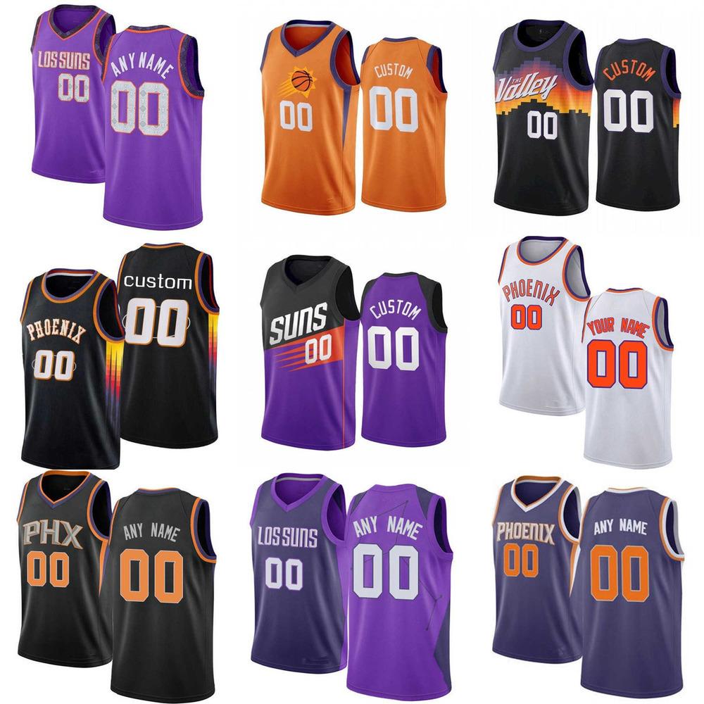 

Basketball Jerseys Top The Valley Sun Men Booker 3 Chris Paul 22 Ayton 25 Mika Bridges 13 Steve Nash 23 Cameron Johnson Shamet Jersey, Color 9