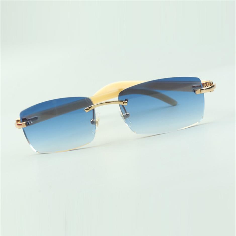 

Classic White Buffs sunglasses 3524012 with white buffalo horn stick and 56mm lenses for unisex310t
