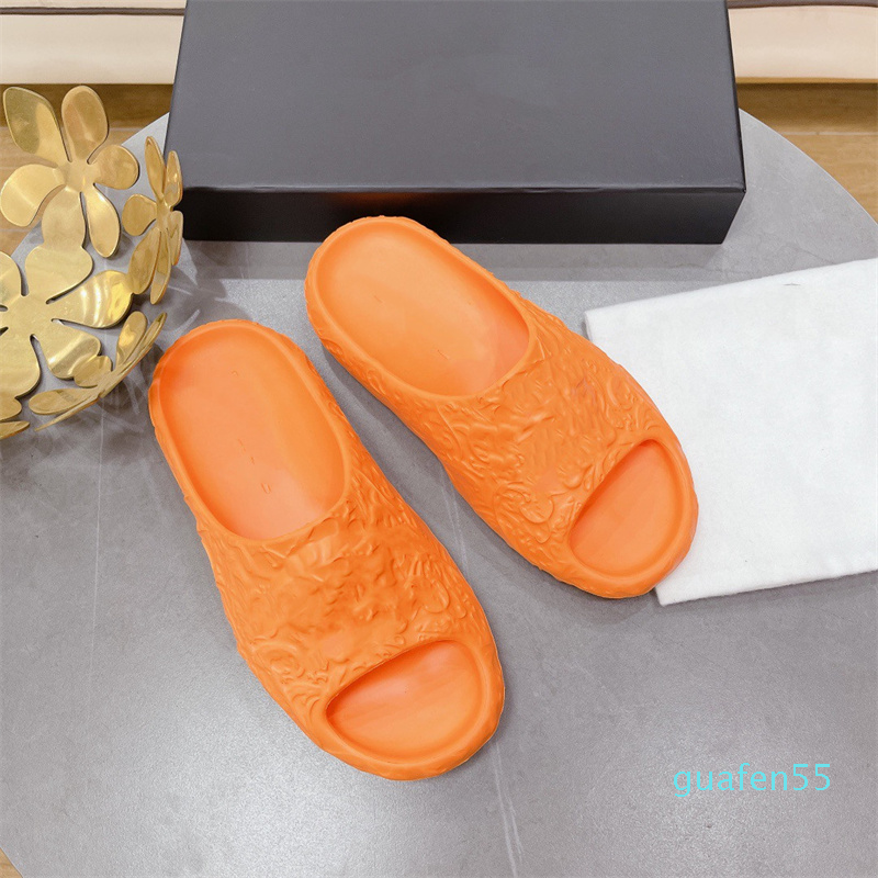 

designer Men's Ladies Sandals Foam Running Summer Brown Flat Sandals, 01