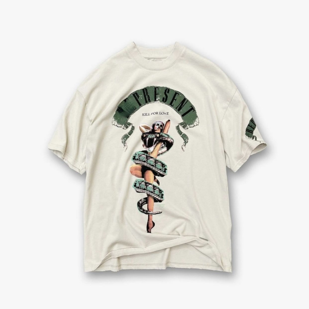 

Casual Daily Short Sleeve Men T-shirts Women High Quality Python Graghic Tee Oversize Washed Vintage Tops