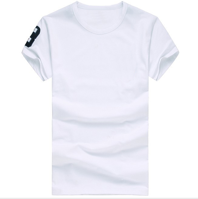 

Summer Men's T-Shirts Big Horse Embroidery Luxury Cotton Tees & Polos brand Designs Male Short Sleeve Casual Slim Fit Male Clothing, Gray