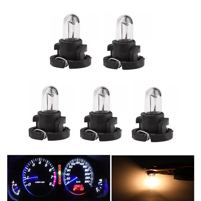 

New Canbus T3 T4.2 Super Bright Halogen Bulbs Reading Indicator Light For Auto Dashboard Instrument Panel Heating Indicator Light