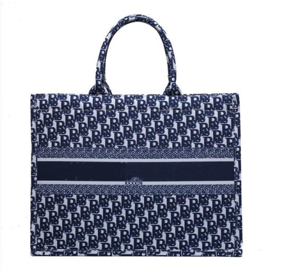 Designer Totes Woman Bag Canvas Screen Print Luxury Fashion 2022 Black Letter Handbags Design Shoulder lady Cowboy Purse Top Quality 41cm
