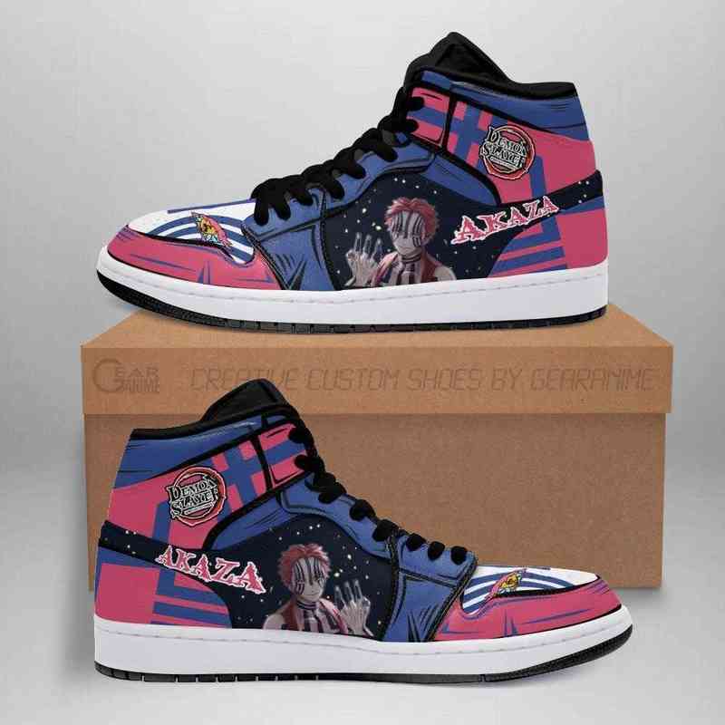 

Demon Akaza Shoes Boots Slayer Anime Sneakers Fan Gift Idea, Others