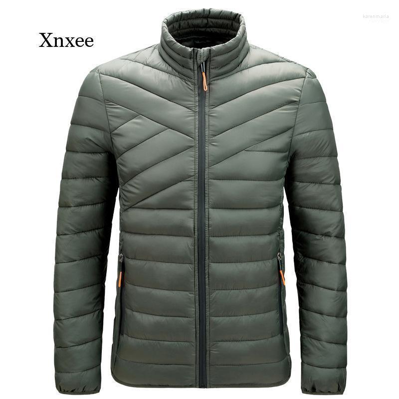 

Men's Down & Parkas Winter Warm Casual Quilted Jacket Fashion Light Clothes Loose Large Size Zipper Kare22, Black