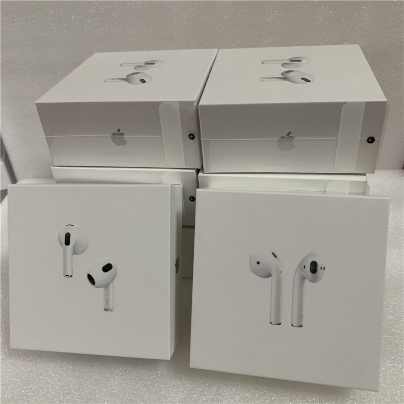 

10pcs AirPods'S H1 earphones chip Gps Rename Air Ap pro Gen 2 3 Pods pop up window Bluetooth Headphones auto paring wireles Charging In-Ear Detection, Valid serial number