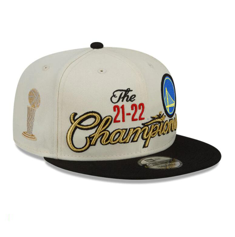 

Men's hat New Era Curry White/Black Golden States Warriorss 2022 Finals Champion Locker Room Adjustable Hat, Same photo