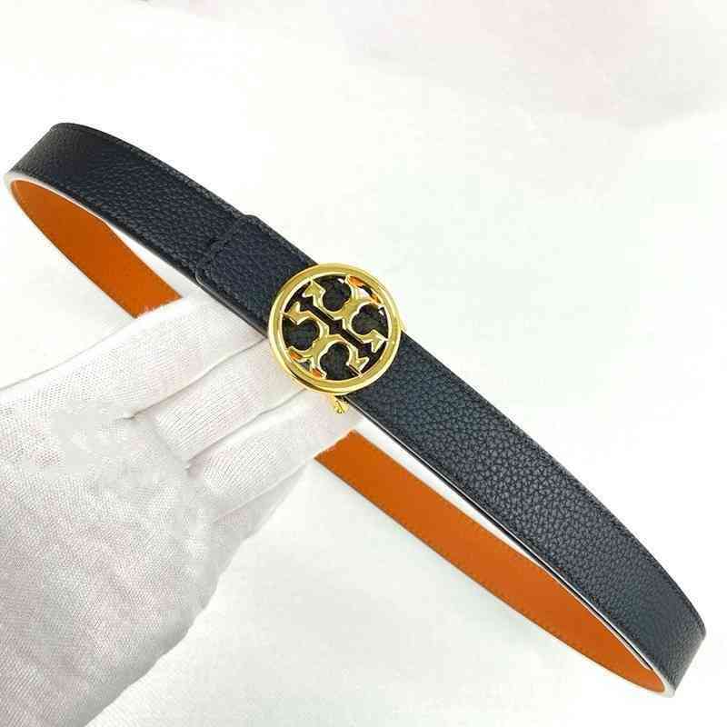 

Designer Ball Caps Designer Belt Simple belt women's versatile leisure leather retro round buckle decorative skirt fashion trend Jeans, Black