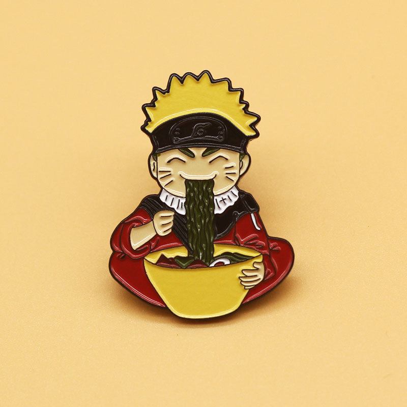 

Cute Anime Boys And Girl Enamel Pins Collect Metal Cartoon Brooch Backpack Hat Bag Collar Lapel Badge Men Women Fashion Jewelry, As picture