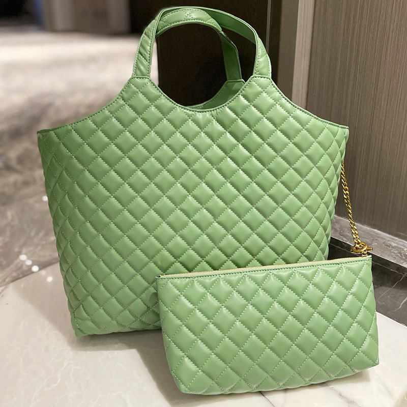 

Women's Luxury Designer Handbags Shoulder bag Tote Classical Textured Leather Rhombus Shopping Bag Fashion Portable Multifunctional Tote Bags Factory Direct Sale, Black