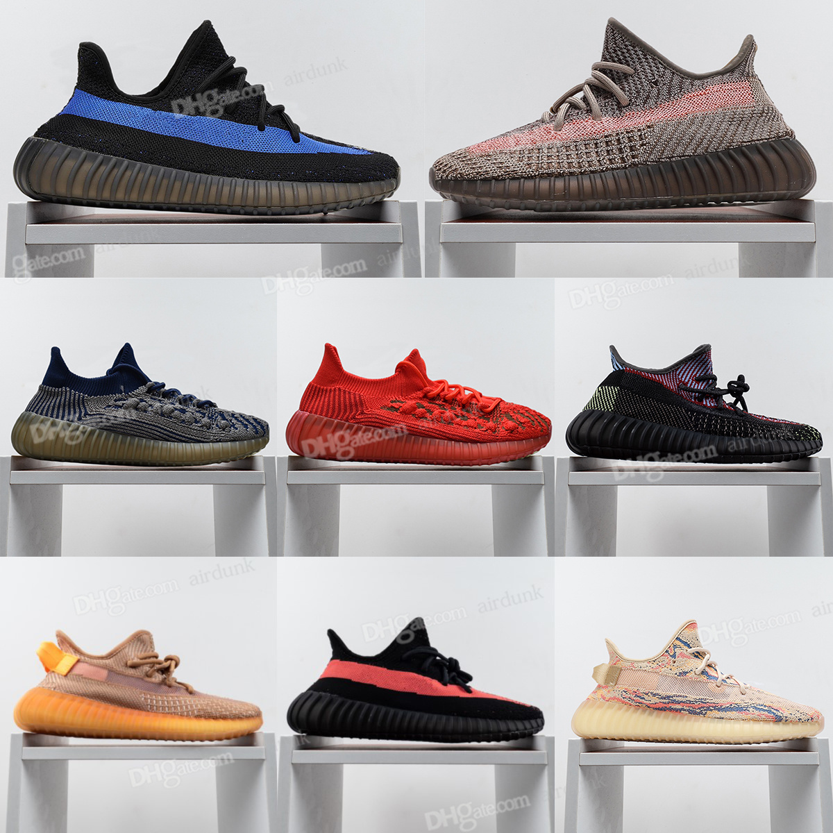 

Designer v2 Sneakers Casual Shoes CMPCT Slate Red Dazzling Blue Ash Stone Marsh Yeezree Synth Antlia Yecheil Reflective Zebra Beluga Natural, Black