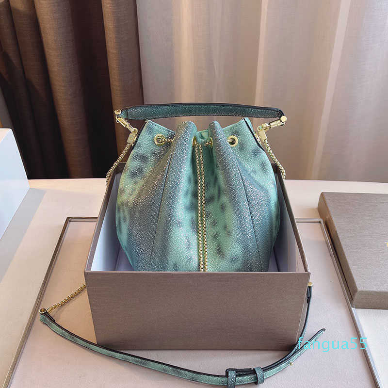 

Designer handbag High Women Single Shoulder Bag Ladies Classic Crossbody Bucket Handbag Quality Gold Chain Bags Hardware Button, Just box