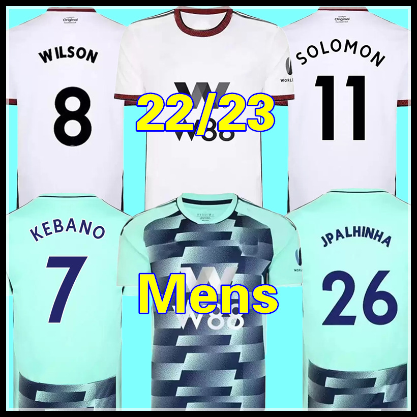 

CAIRNEY Mitrovic SOCCER JERSEYS Home away Kits Shirt 2022 2023 camiseta de futbol KEBANO WILSON MUNIZ J. Palhinha ROBINSON men kit FOOTBALL shirts Uniform JERSEY
