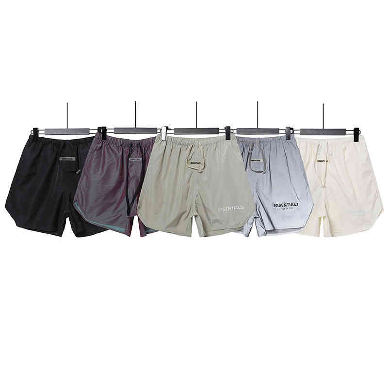 

mens t-shirts fearofgod Fashion brand fog essentials casual nylon couple shorts and Sweatpants, Black