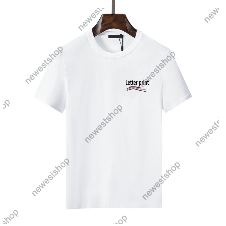 

2022 summer Men Women Designers t shirts mens color stripe print short sleeve t shirt Crew Neck Streetwear letter printing tshirts white tee